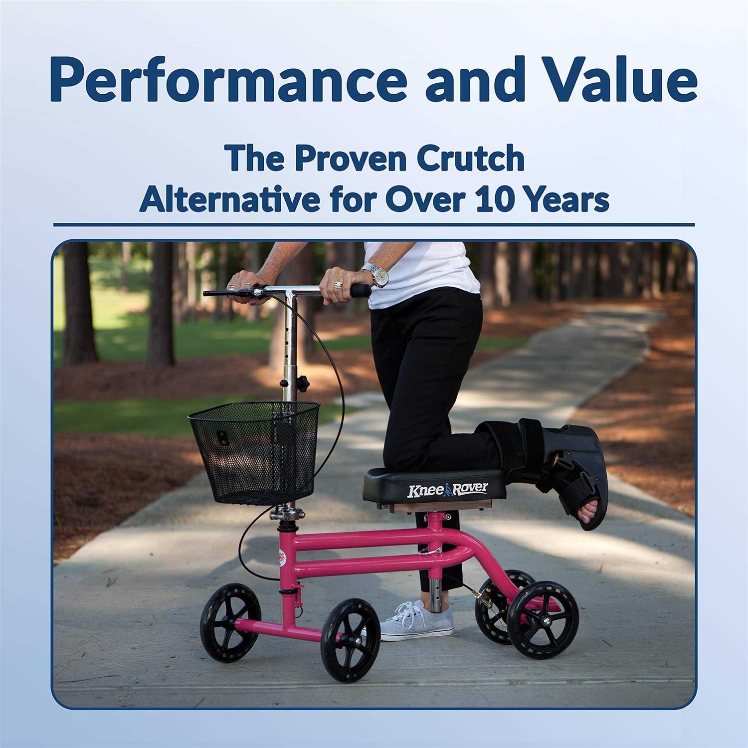 KneeRover Steerable Knee Scooter Knee Walker Alternative - Sports Supplies Online Store