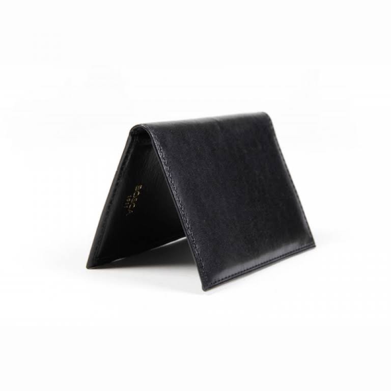 Bosca Old Leather 8 Pocket Credit Card Case Dark Brown