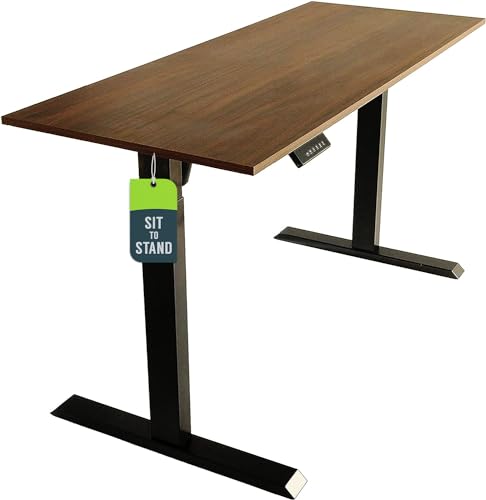 TechOrbits Electric Standing Desk Frame 60 x 24 Inch Tabletop