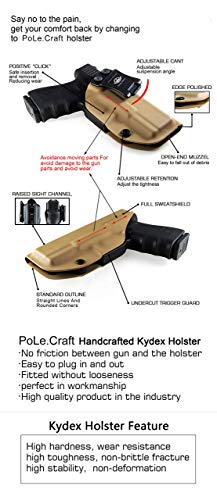 Bodyguard 380 Holster IWB Kydex Holster Custom Fit: Smith & Wesson M&P Bodyguard 380 / Bodyguard 380 with Integrated Laser Pistol