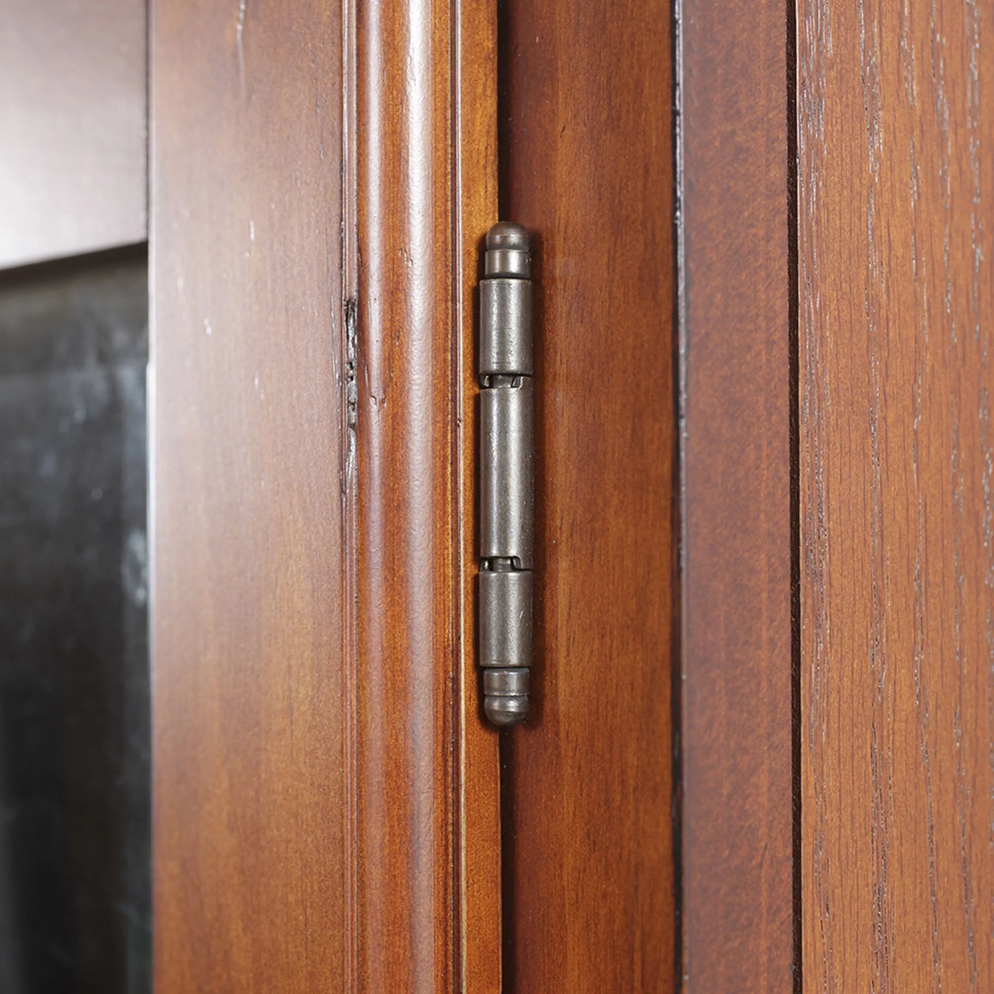 American Furniture Classics 8 Gun Key Lock Wooden Storage Display Cabinet