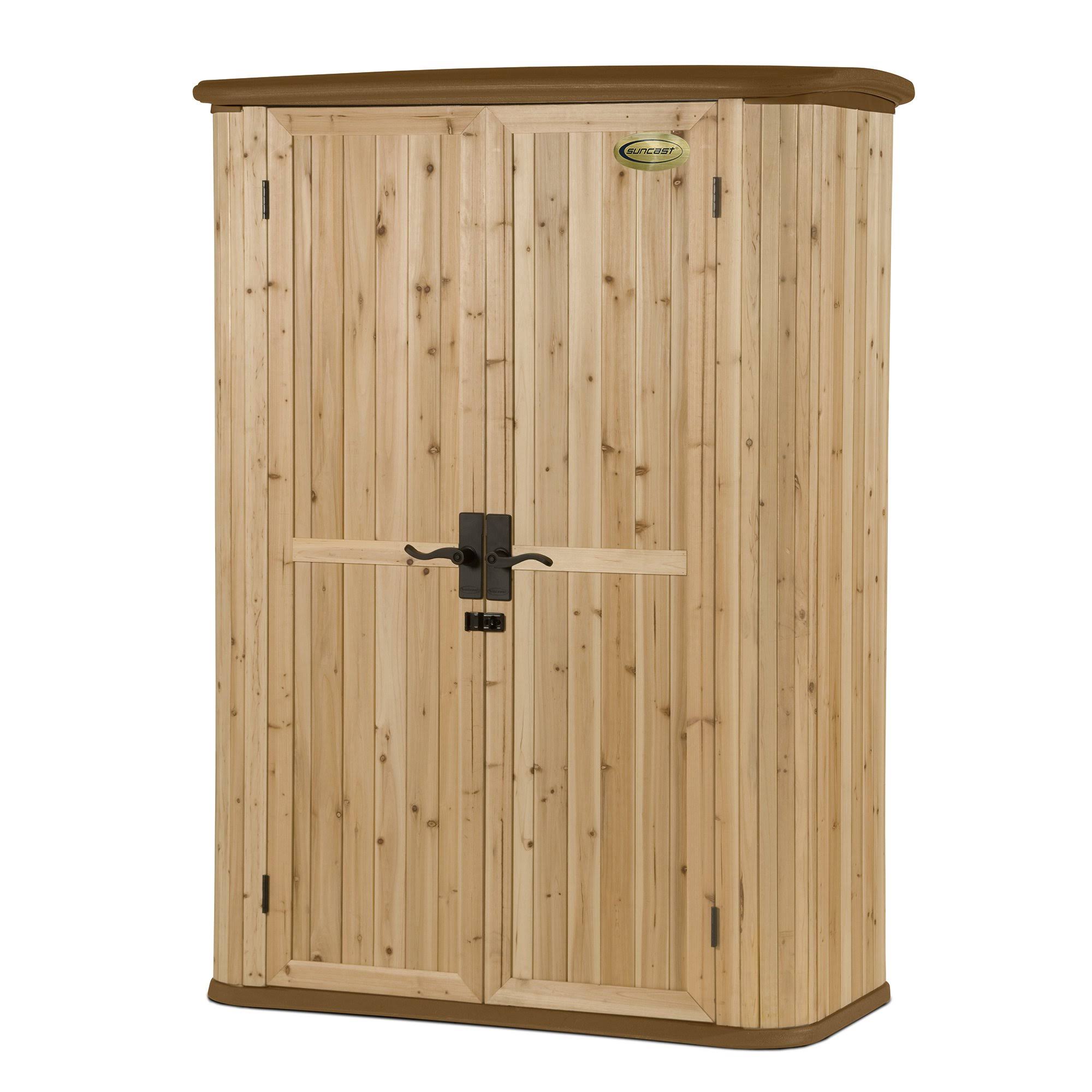 Suncast Wood/Resin Vertical Shed