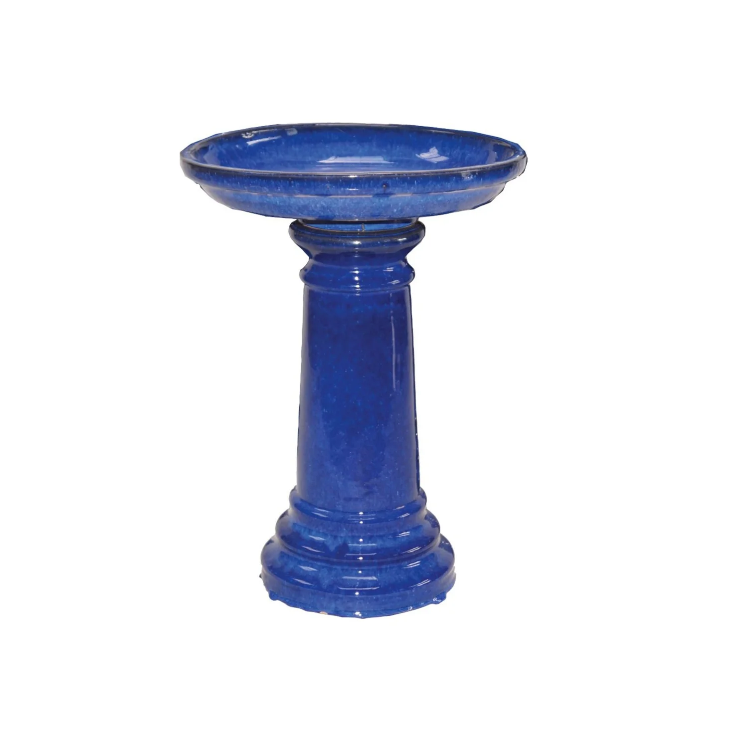 Harbor Gardens Cobalt Blue EZ ship birdbath