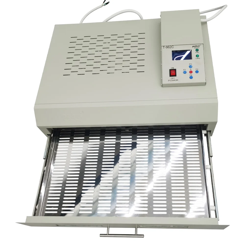Techtongda T962C Reflow Oven Professional Infrared Heater Soldering Machine Automatic Reflow Machine 600x400mm - Curated Treasures Market