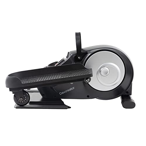 Davcreator Under Desk Bike Pedal Exerciser, Foot Peddler Exerciser with Magnetic Adjustable Resistance, Sitting Mini Exercise Bike for Home Workout