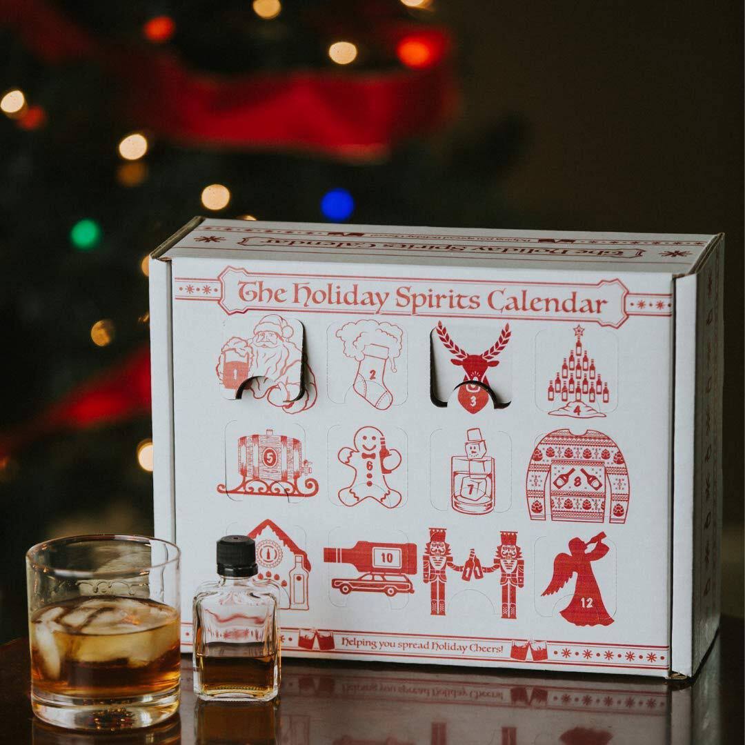 Holiday Spirits Calendars Advent Calendar for Alcohol u0026 Adults | Gift Booze u0026 Wine for Christmas 2019 | Great White Elep