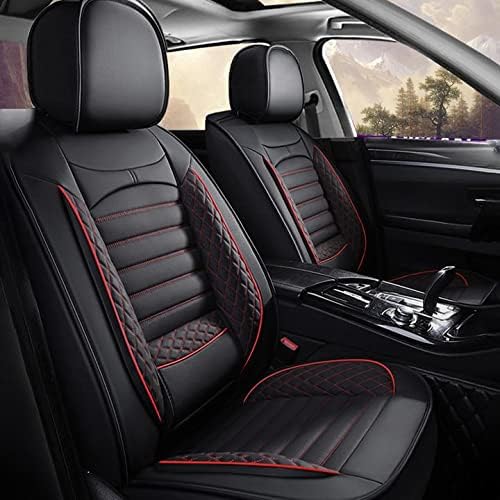 JIAMAOXIN Custom Fit for Mazda CX-5 2013-2021 Car Seat Covers Full Set 5 Seats Waterproof Faux Leather Car Seat Cushion Protector Compatible Airbag