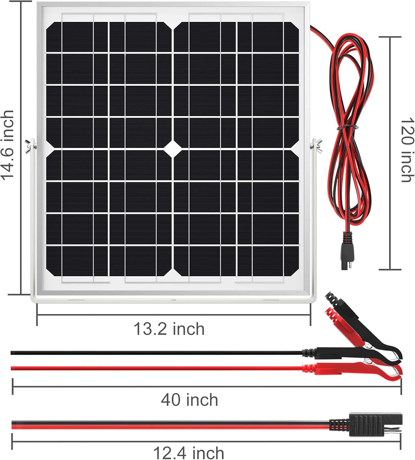 SOLPERK Solar Panel Kit 20W 12V