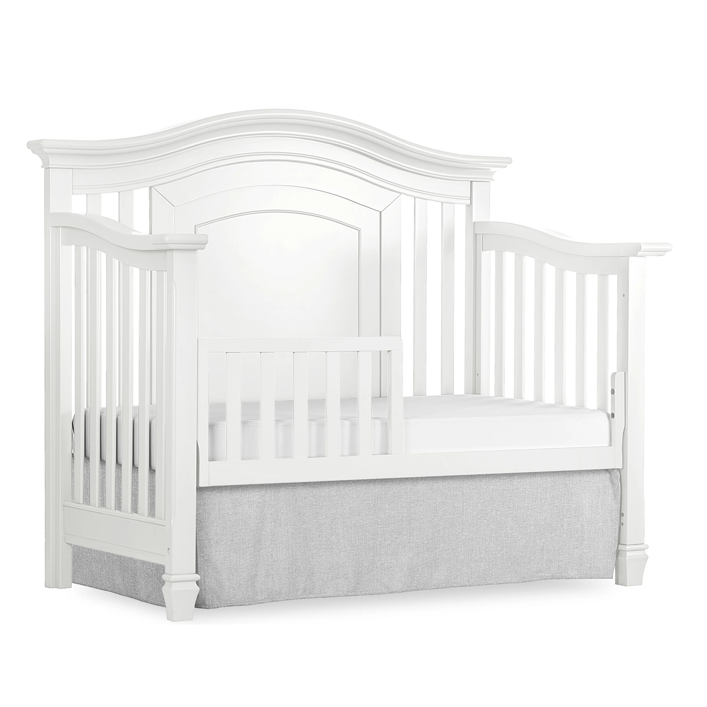 Evolur Fairbanks 5-in-1 Convertible Crib White - Radiant Selections