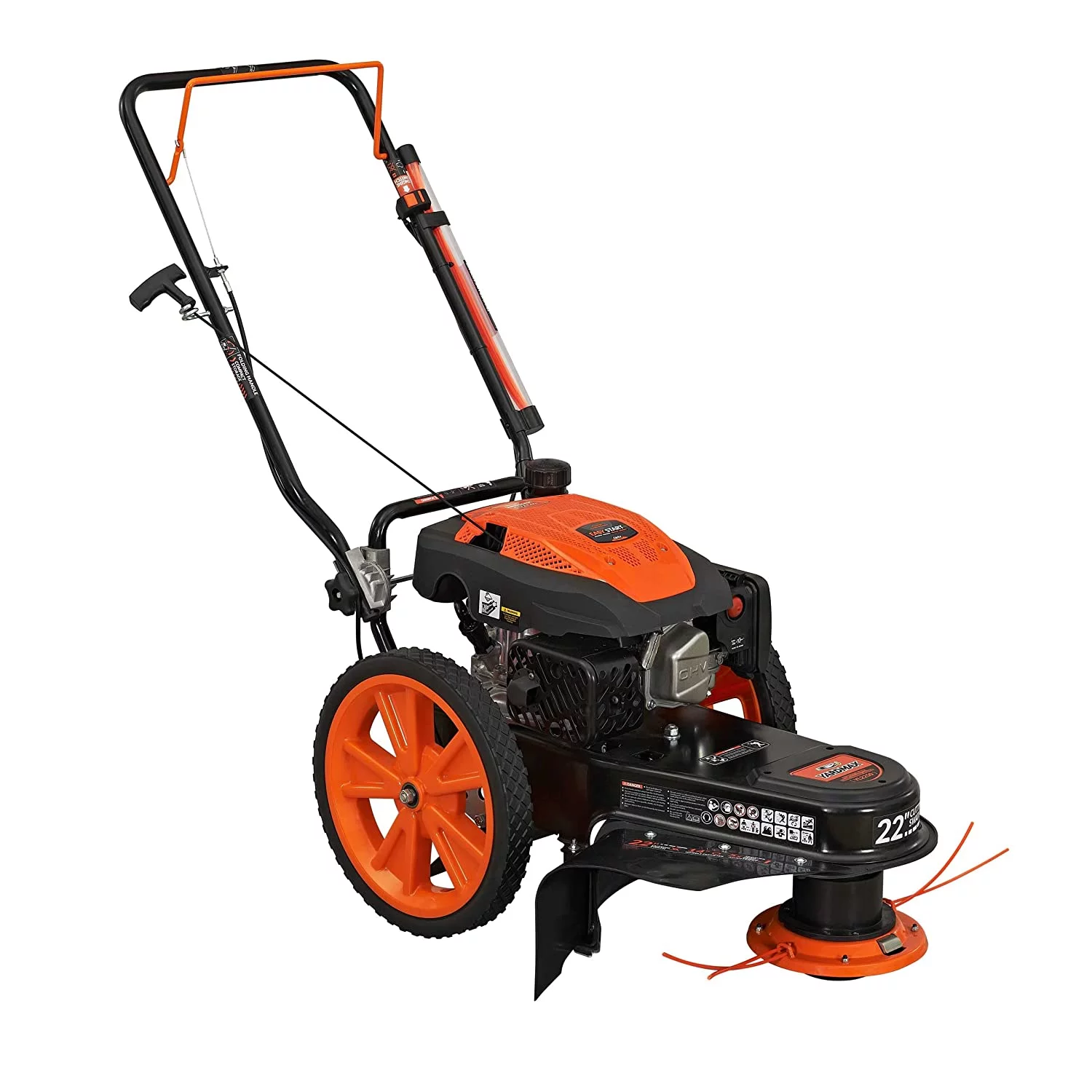 YARDMAX 22 in. 170cc Gas Walk Behind String Trimmer Mower - Radiant Selections