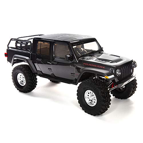 Axial RC Truck 1/10 SCX10 III Jeep JT Gladiator Rock Crawler with Portals RTR (Batteries and Charger Not Included), Gray, AXI03006BT1
