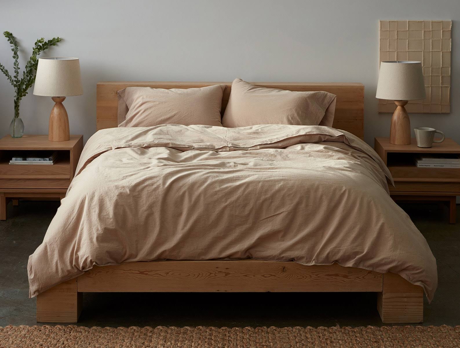 Coyuchi | Organic Crinkled Percale Duvet Cover King Aegean
