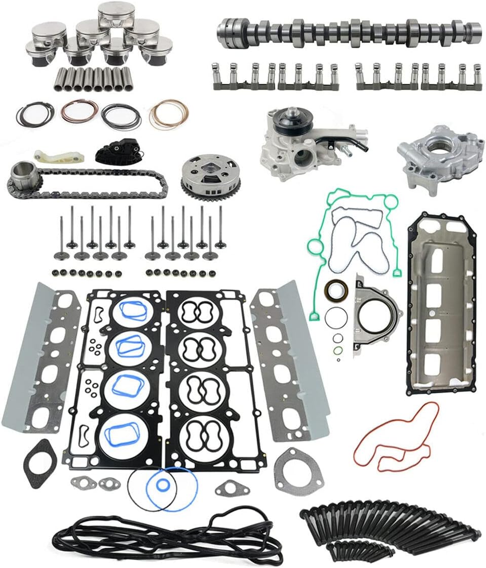 MDS Camshaft Lifter Kit w/Water Pump Timing Chain Kit Replacement for Dodge Ram 1500 5.7L V8 HEMI 2009-2019 Part 53021726AE 53022243AF 53021622BB