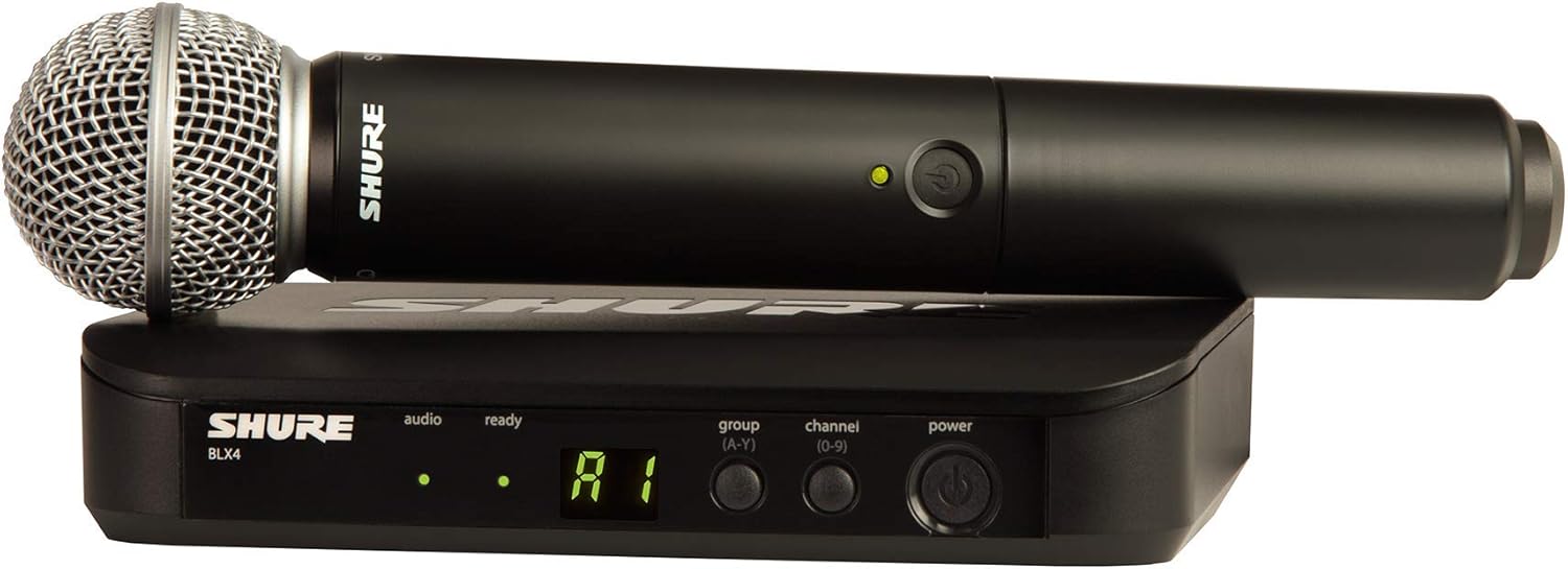 Shure BLX24/SM58 Wireless Microphone System with SM58 Handheld Vocal Mic