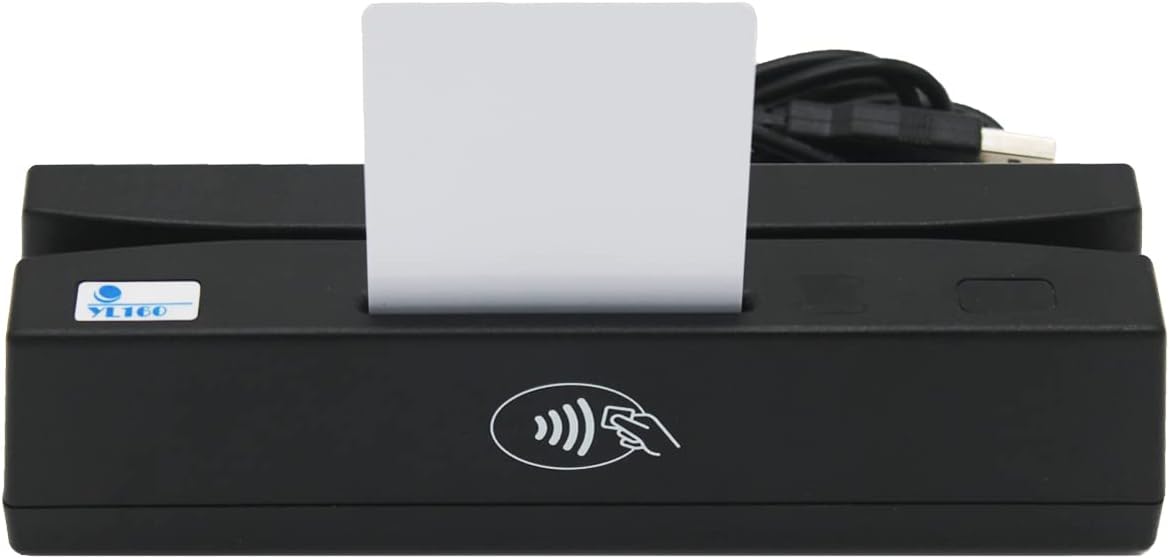 CHNFUWEI YL160 USB 4 in 1 Multifuntional Magnetic Card Reader+EMV Chip,PSAM