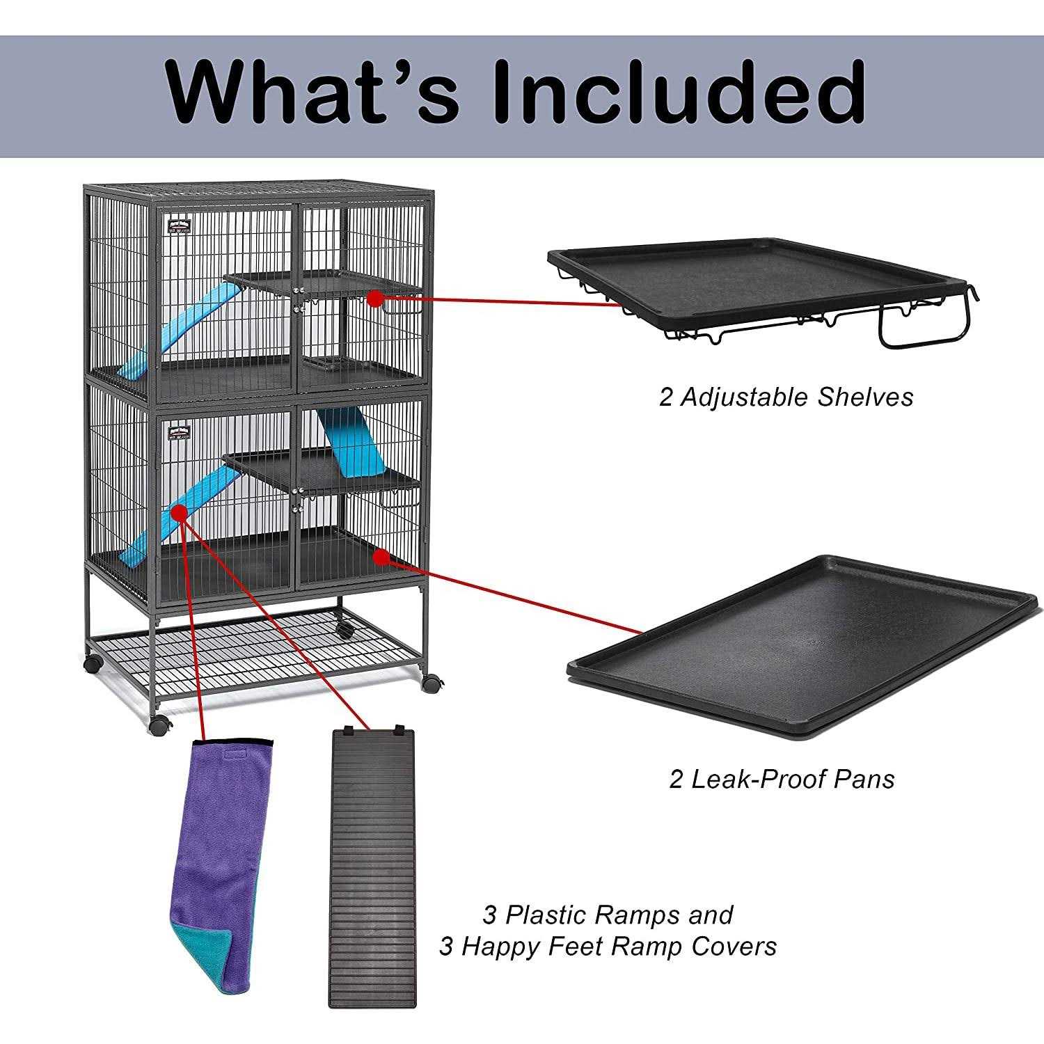 Midwest Ferret Nation Double Unit Cage