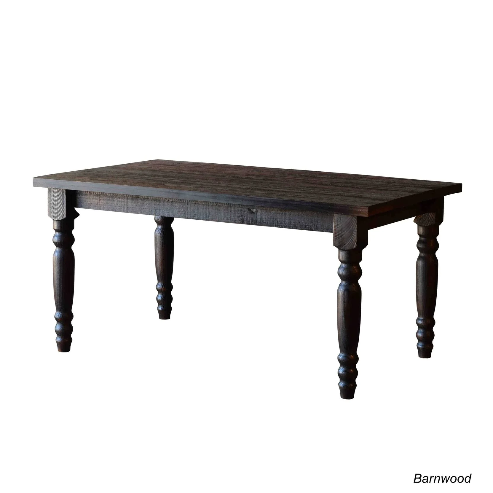 Grain Wood Furniture Valerie Original Solid Wood 63" Dining Table, Barnwood - Curated Treasures Market