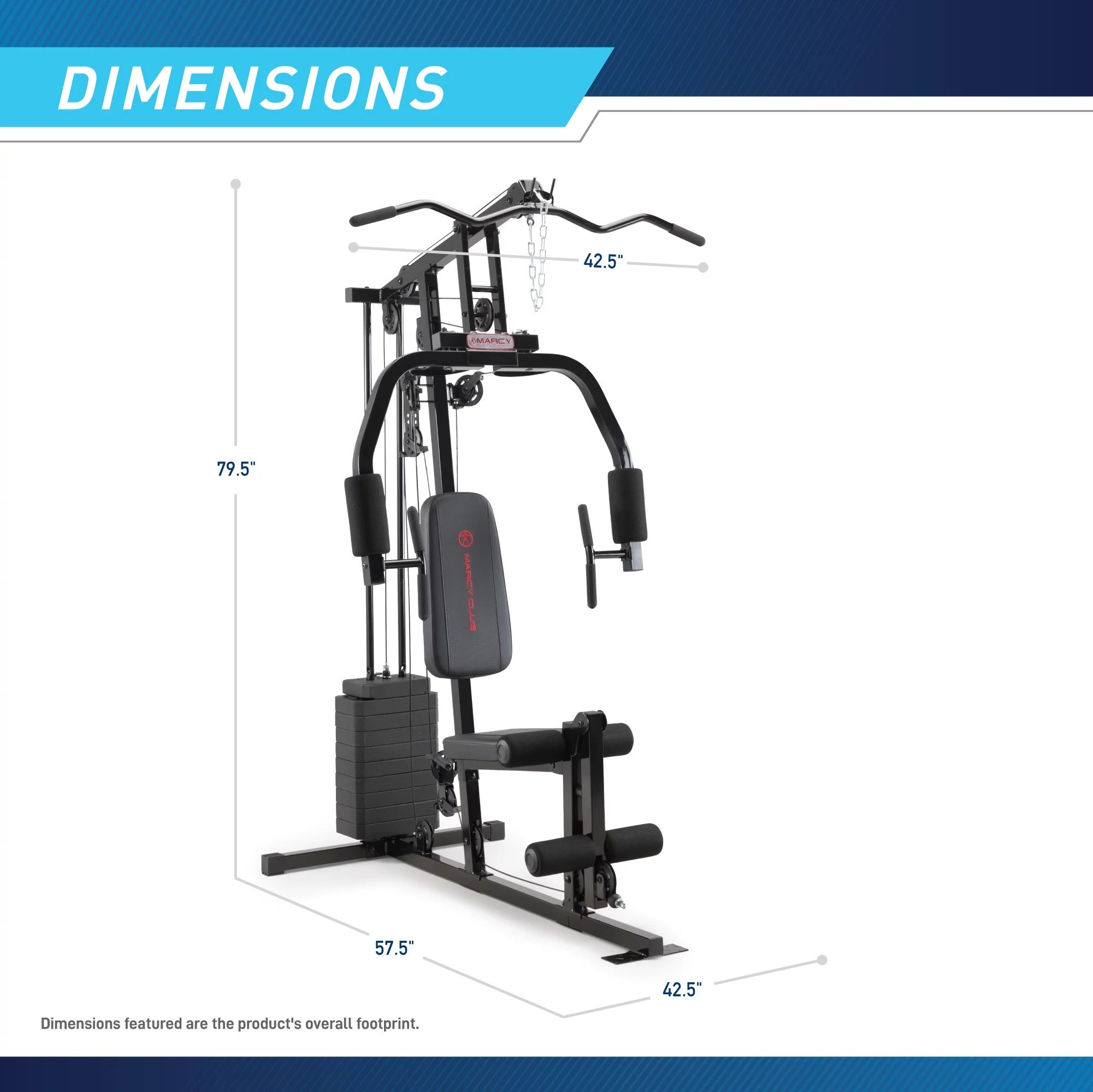 Marcy 100 lbs Stack Home Gym