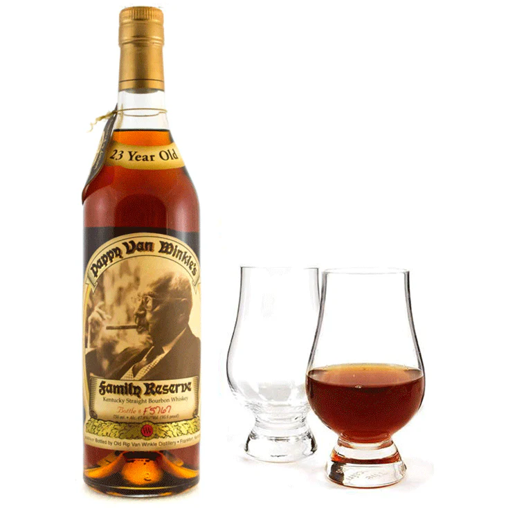 Pappy Van Winkle's Family Reserve 23 Years Old with Glencairn Set Bundle - Nestor Liquor