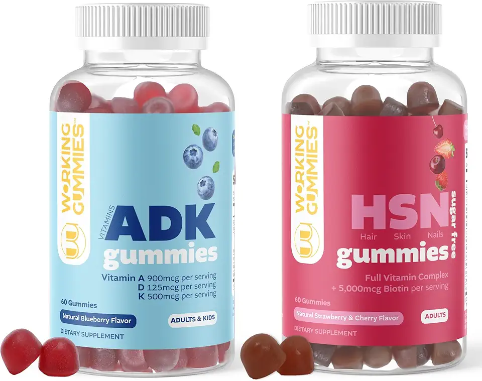 Vitamins ADK & HSN Biotin Gummies - Kansas Nuitrition - HNZSDS
