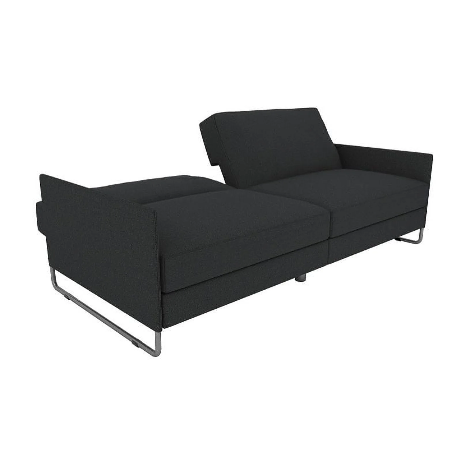 Dorel Home Pembroke Convertible Futon, Grey Linen
