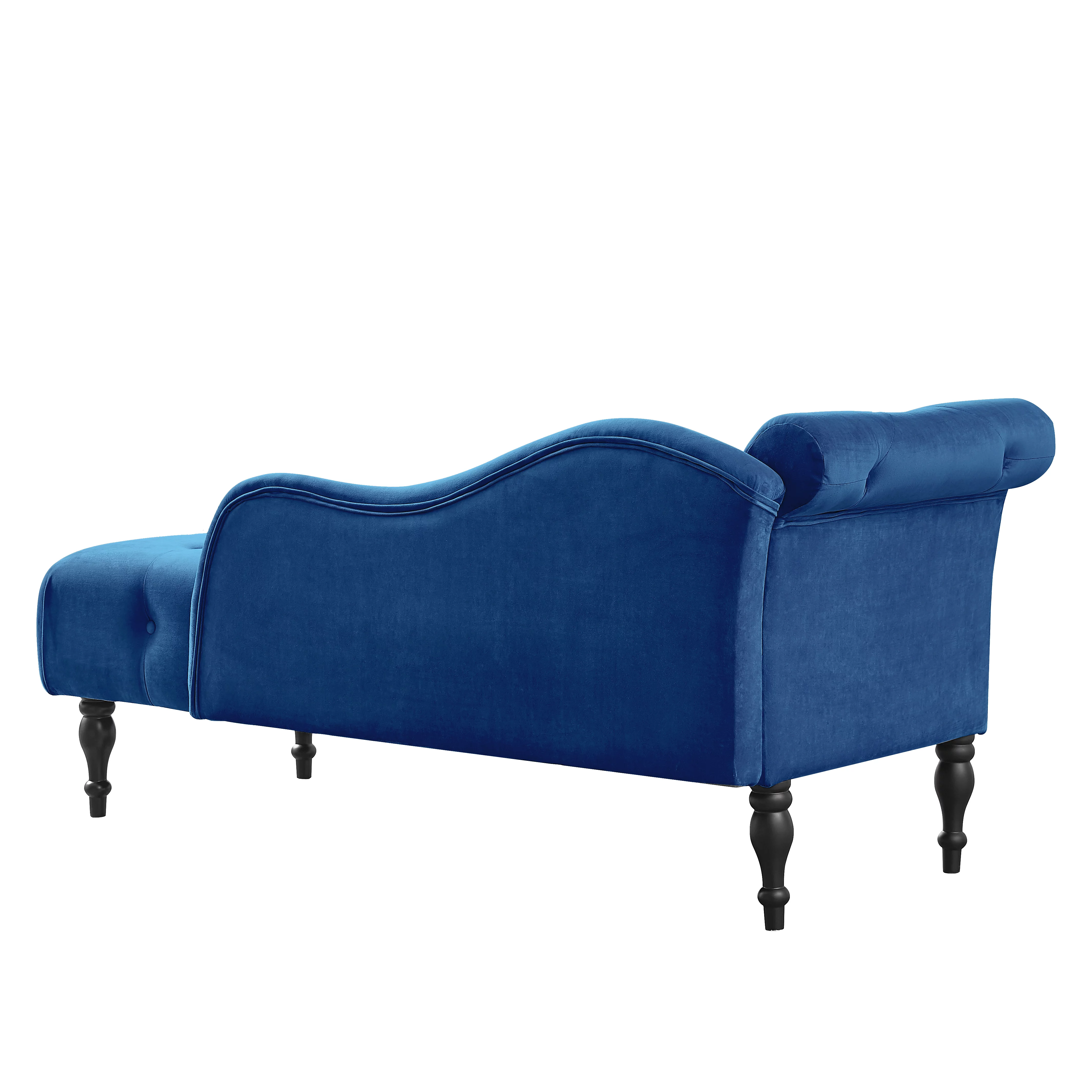 SYNGAR Modern Lounge Chaise Indoor, Leisure Sofa Accent Chair Upholstered Couch, Button Tufted Seat with Matching Accent Pillow