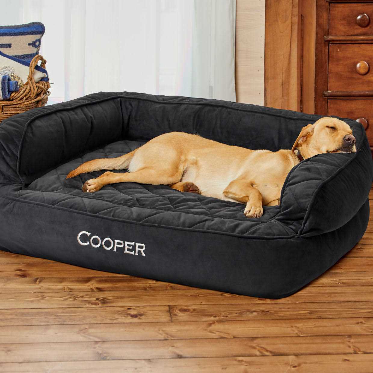 Orvis Memory Foam Couch Dog Bed Slate - Pet Supplies online store