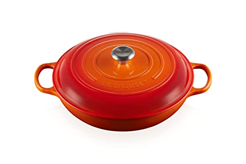 Le Creuset Enameled Cast Iron Signature Braiser, 3.5 qt., Marseille