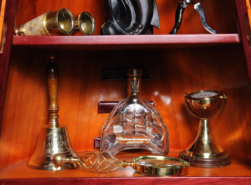 Old Modern Handicrafts 6 in. Fire Last Call Hand Bell