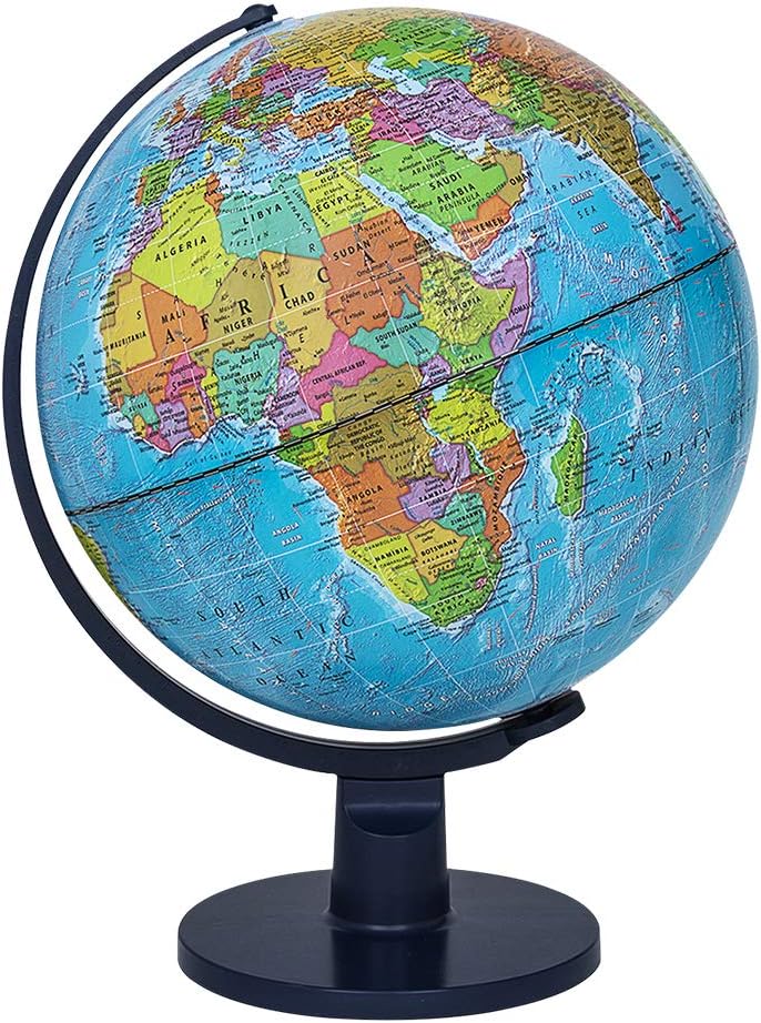 Waypoint Geographic Light Up Globe for Kids - Scout 12” Desk Classroom Decorative Illuminated Globe with Stand, More Than 4000 Names, Places
