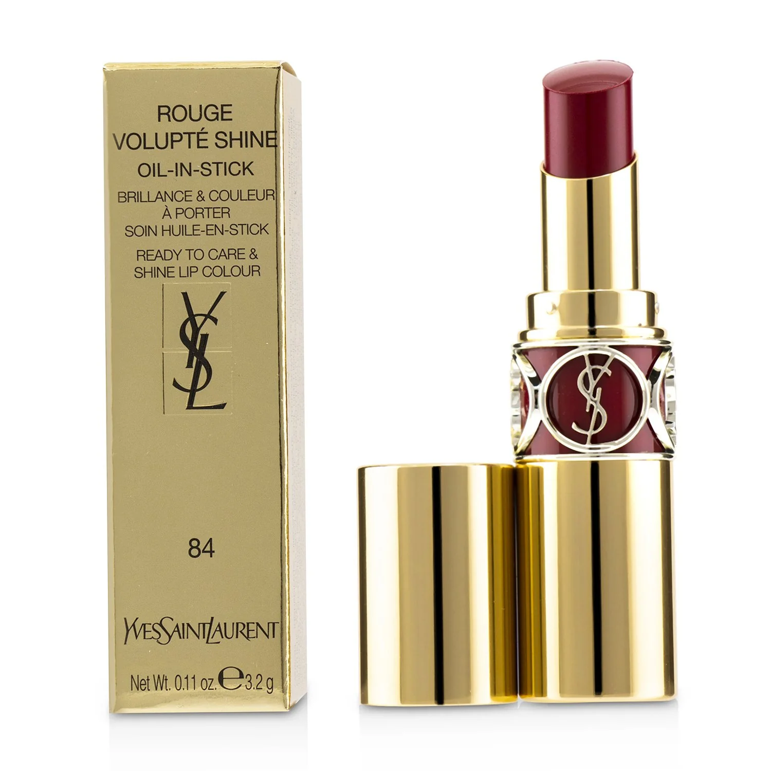 Yves Saint Laurent Rouge Volupte Shine - # 129 Carmine Retro 3.2g/0.11oz