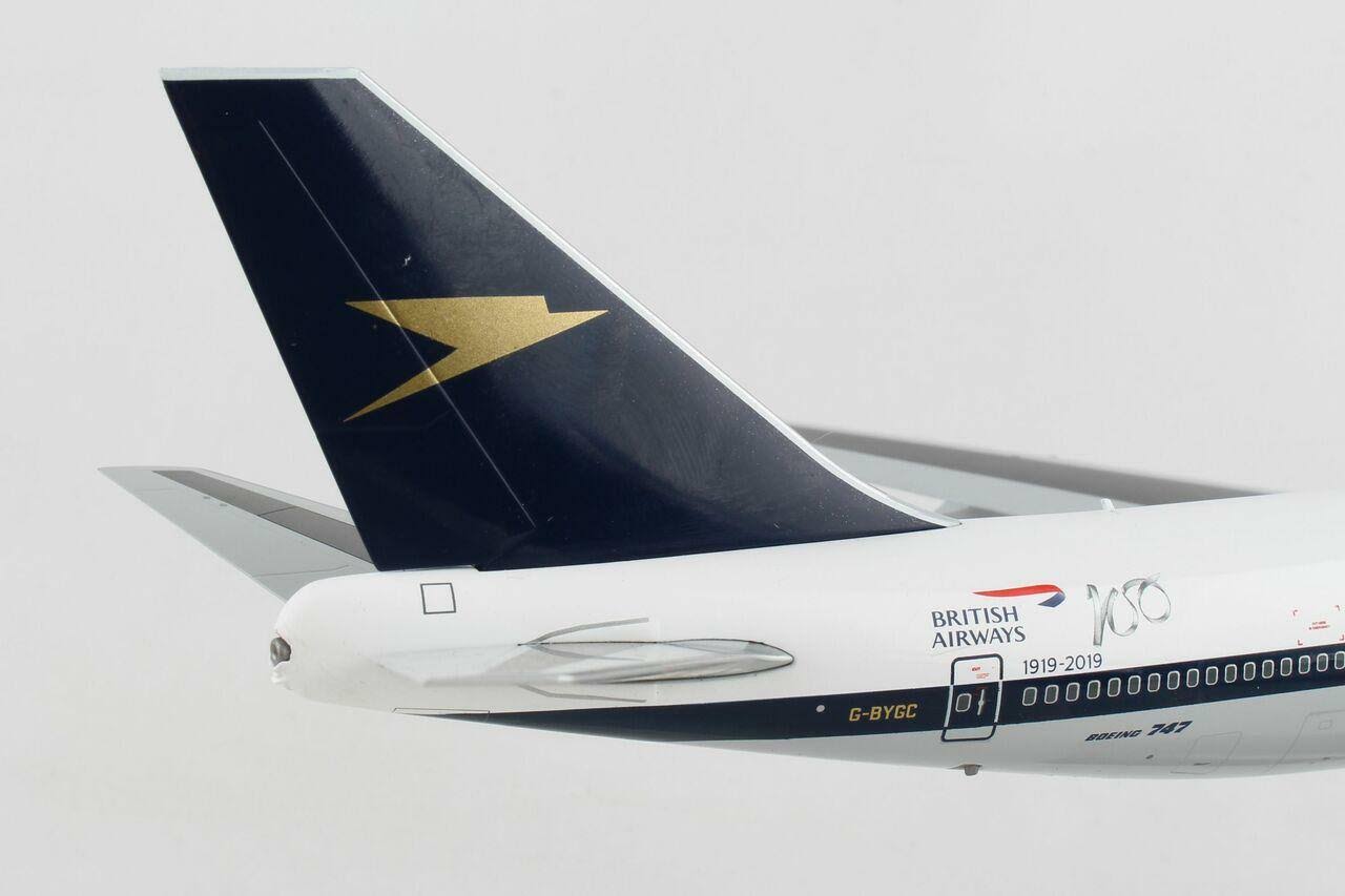 GeminiJets British Airways Boeing 747-400 (BOAC Retro Livery) G-BYGC 1/200 G2BAW834