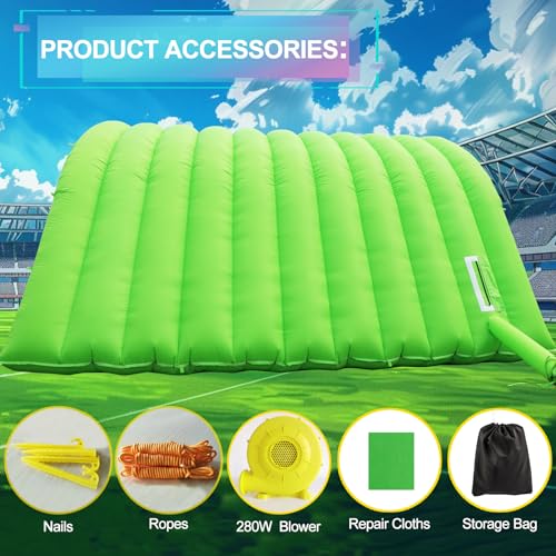 Inflatable Tunnel Sports Tunnel Entrance with Blower Football Tunnel Tent Entryway for Business Advertise Party Exhibition Promotion Street,Shop