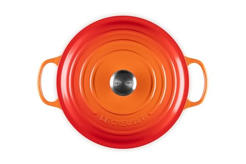 Le Creuset Enameled Cast Iron Signature Round Dutch Oven, 5.5 qt., Cerise