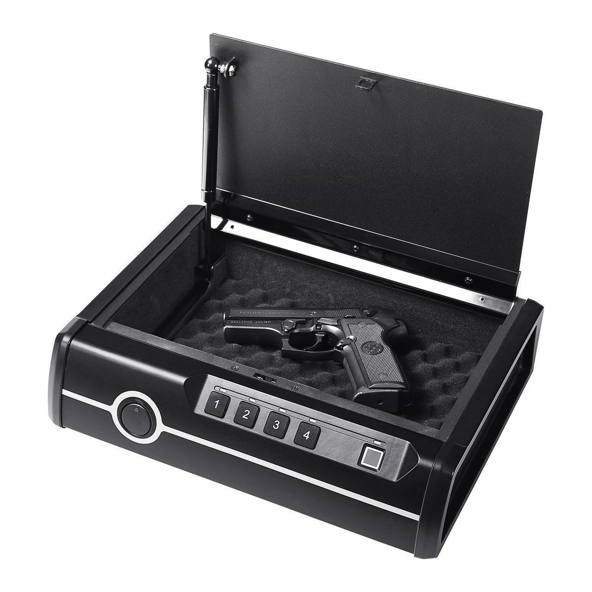 UNION SAFE COMPANY Biometric Fingerprint Handgun Safe