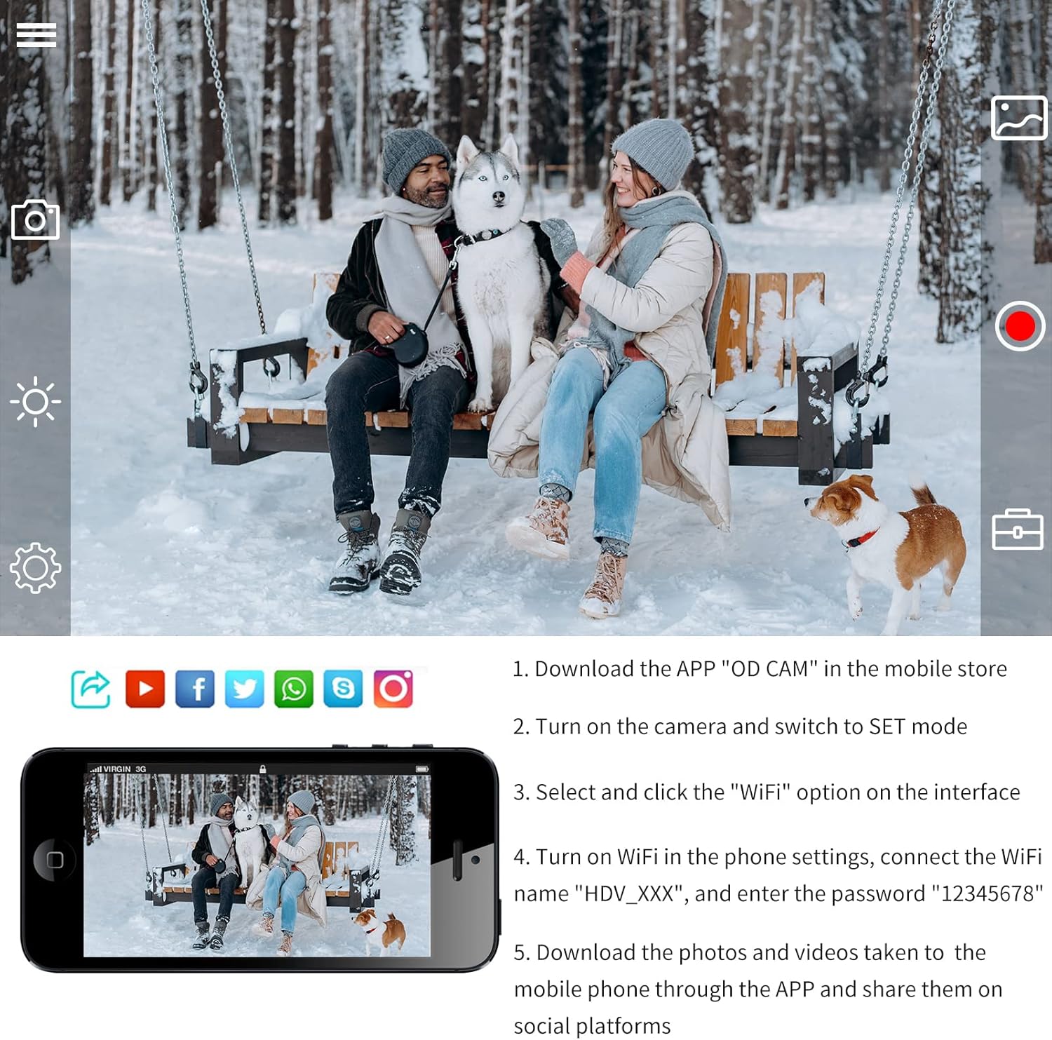 4K Video Camcorder ORDRO AZ30 1080P 60FPS Camera for YouTube, UHD 3'' IPS Screen 30X Zoom Infrared Night Vision Camcorder