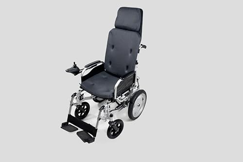 Electric Wheelchairs for Adults- Reclining Foldable Electric Wheelchair for Seniors - Silla de Ruedas Electrica- All Terrain Motorized Wheelchair