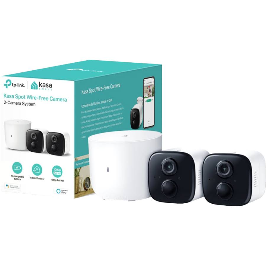 TP Link KC310S2 Kasa Spot Wire-Free Camera 2-Camera System