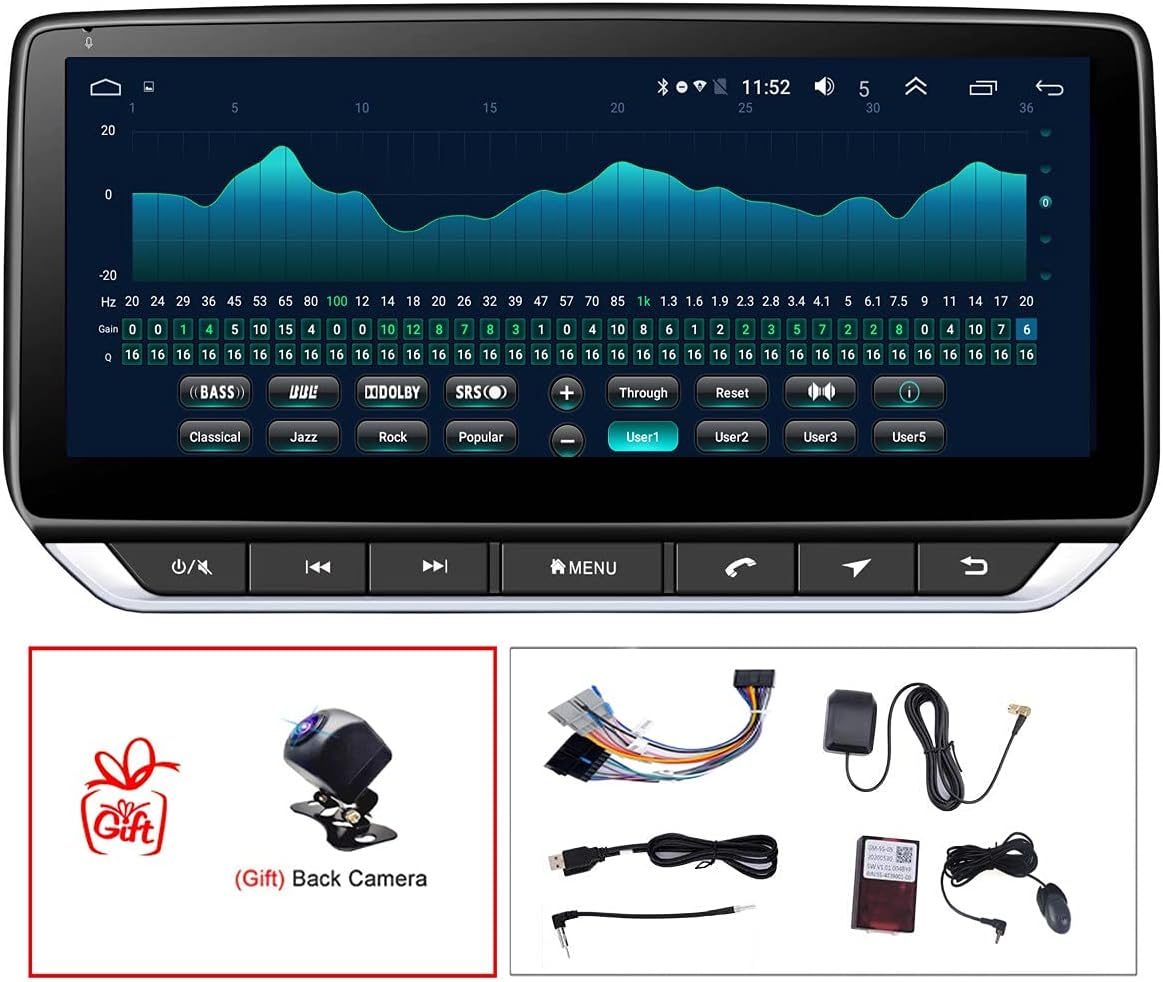 Topdisplay Android 10 Radio Replacement for Dodge Journey 2011-2020 Navigation 10.25inch Touch Screen 4+64G Wireless Carplay Android Auto 4G LTE WiFi
