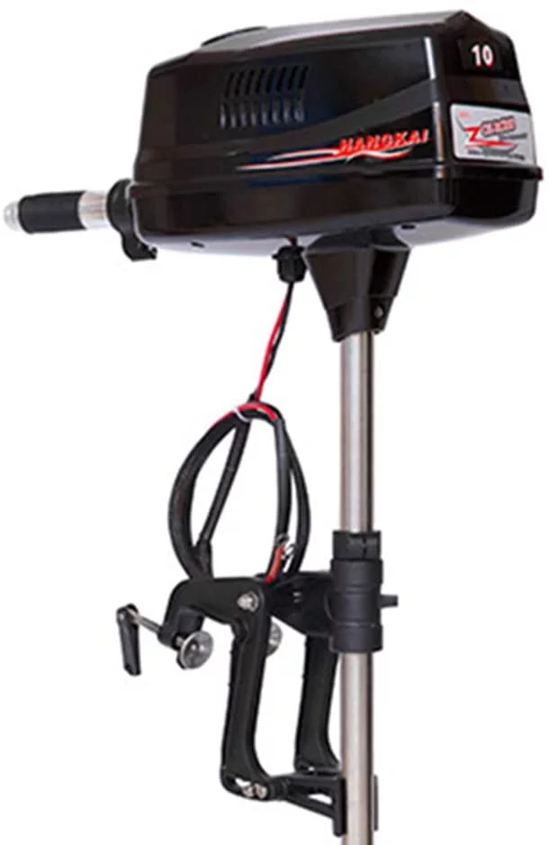 Anqidi Electric Brushless Outboard Motor, 10HP 60V 2200W Inflatable Fishing Boat Engine Tiller Control w/Propel - Radiant Selections
