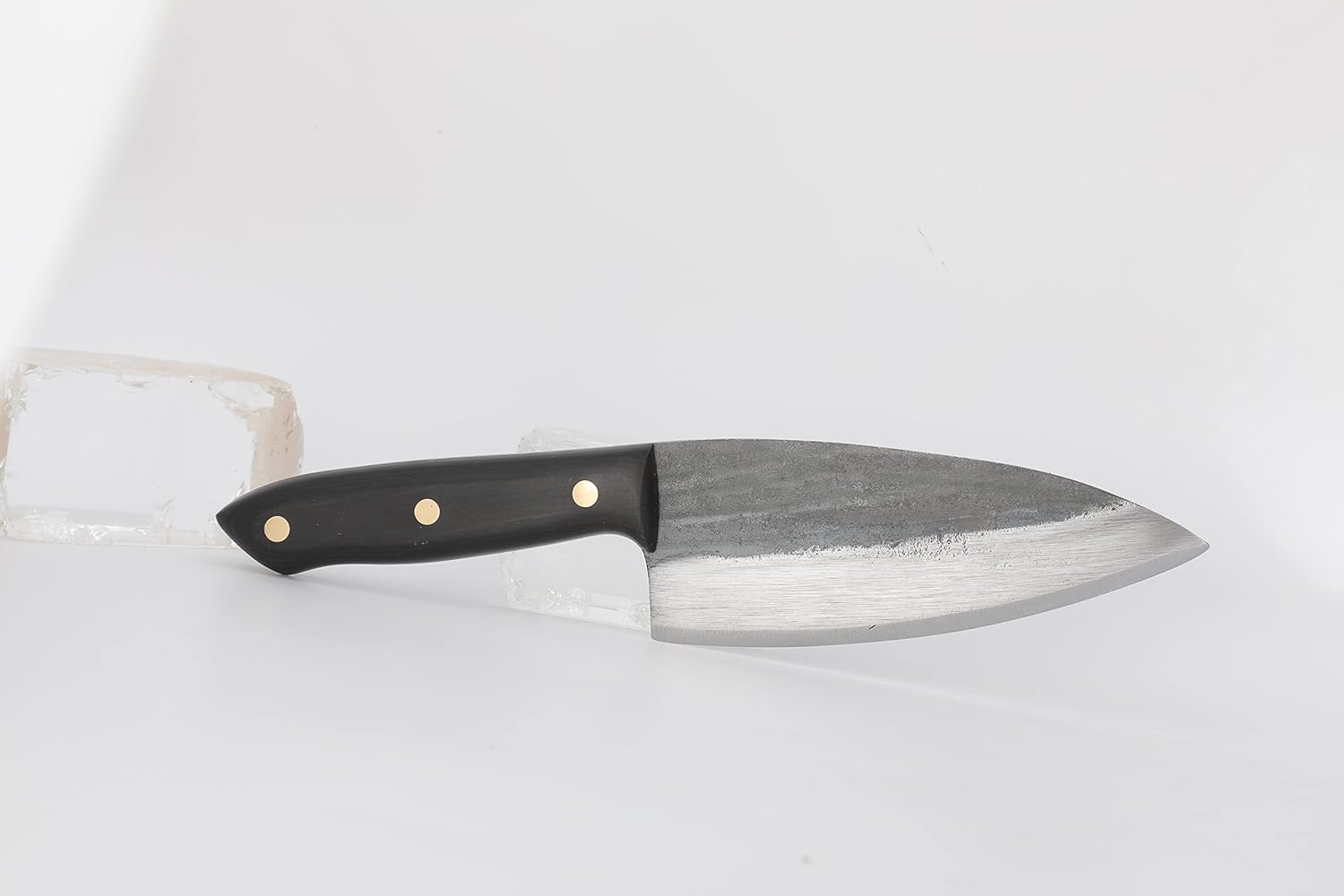 Serbian Chefs Knife Carbon Steel Butcher Knife For Meat Cutting