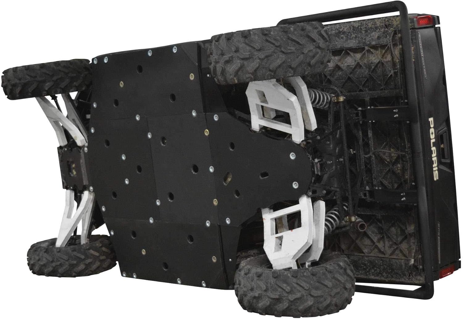 SuperATV 1/2 Thick UHMW Skid Plate for 2019-2020 Polaris Ranger XP 1000 Crew / 2019-2020 XP 1000 NorthStar Crew | Fully protect your machine's