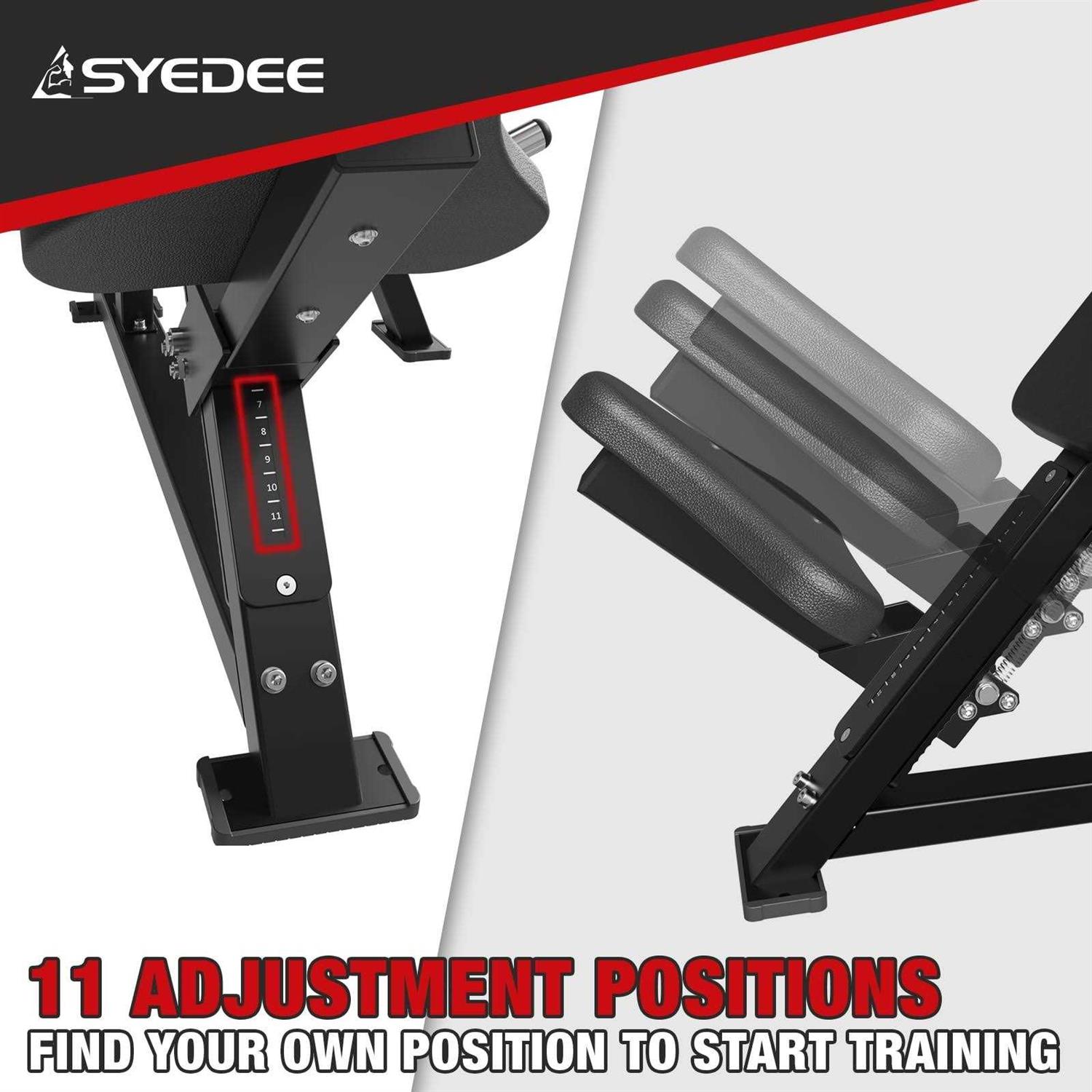 Syedee Incline Chest Fly Machine 800lb Weight Capacity Home Gym - Sports Supplies Online Store