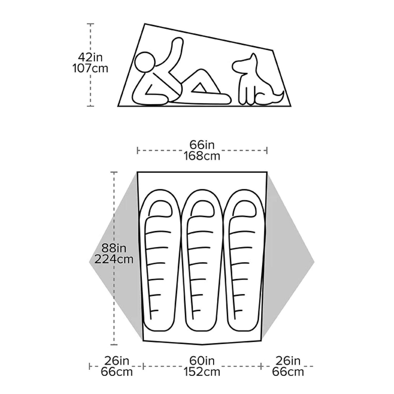 Big Agnes Tiger Wall UL2 Solution Dye Tent - Sports Supplies Online Store