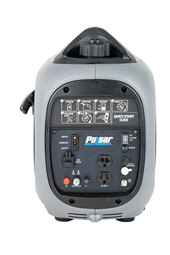Pulsar Products GD400BN, 4000W Portable super-quiet Dual Fuel & Parallel Capability, RV-Ready, CARB Compliant