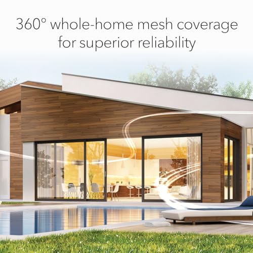 NETGEAR Orbi 770 Series Tri-Band WiFi 7 Mesh Network System (RBE773) - Router + 2 Satellite Extenders, Security Features, Up to 11Gbps