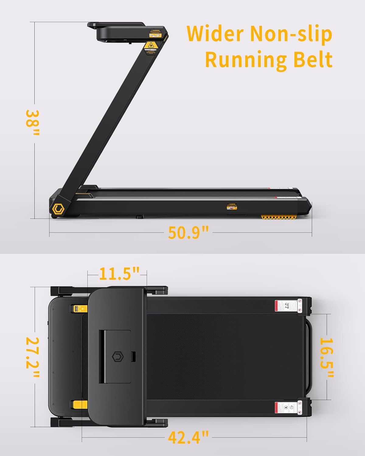 UREVO 3 in 1 Folding Treadmill, Under Desk Treadmill with Removable Desk, 2 Seconds Foldable Treadmill with Remote and LCD Display