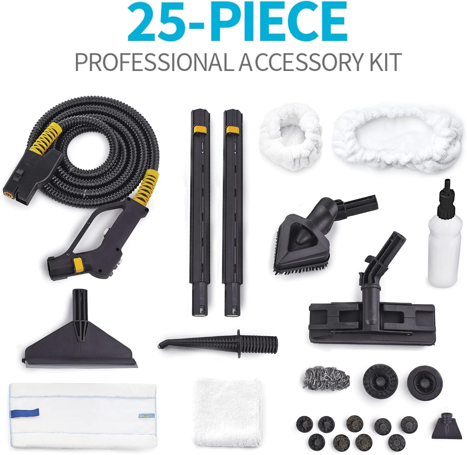 Dupray Tosca Steam Cleaner Commercial Steamer Made in Italy for High End Professional or Home Cleaning and Disinfection