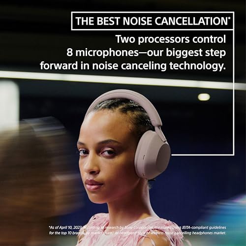Sony WH-1000XM5 The Best Wireless Noise Canceling Headphones, Auto NC Optimizer, 30-Hour Battery, Alexa Voice Control, Black