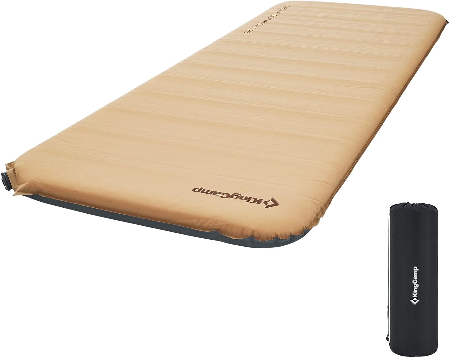 KingCamp Self Inflating Sleeping Pad for Camping Insulated Camping Mattress Comfortable Camping Mat Camping Sleeping Pads for Tent Cot Traveling and